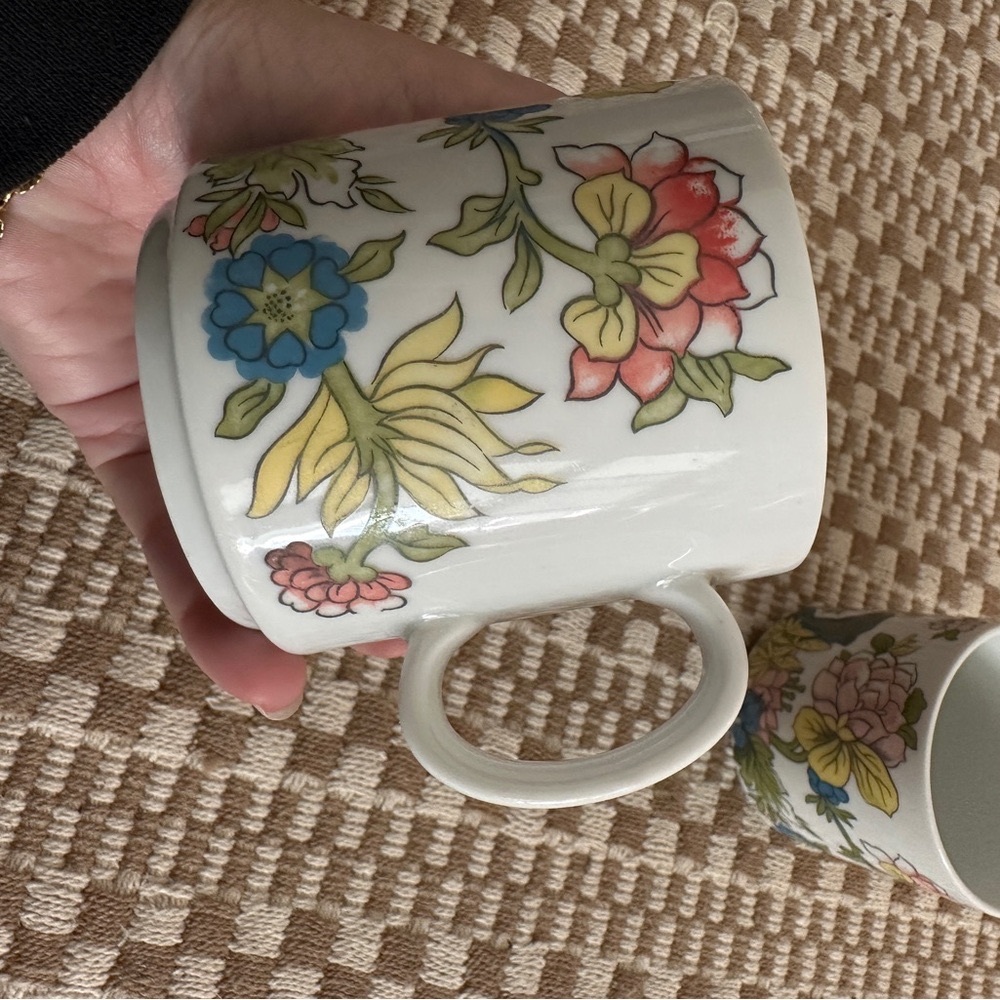 Floral Ceramic Mugs Set of two * Royal Bavaria 361